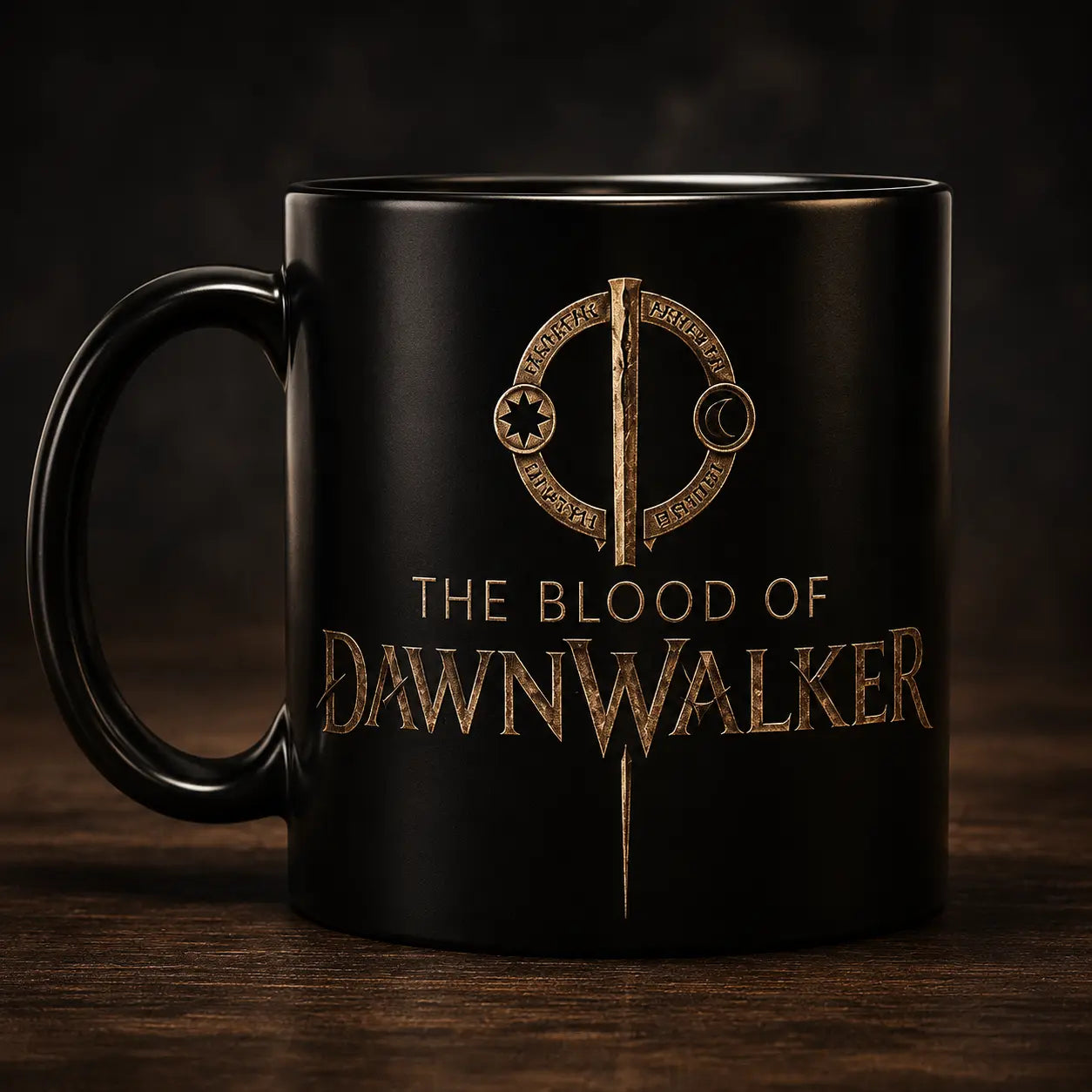 The Blood of Dawnwalker Classic Logo Black Mug