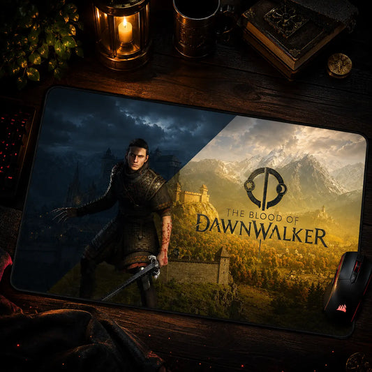 The Blood of Dawnwalker Day & Night Mouse Pad