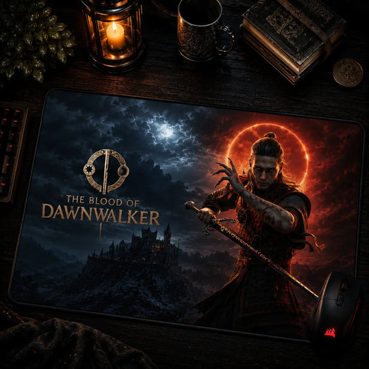 The Blood of Dawnwalker Eclipse Mouse Pad