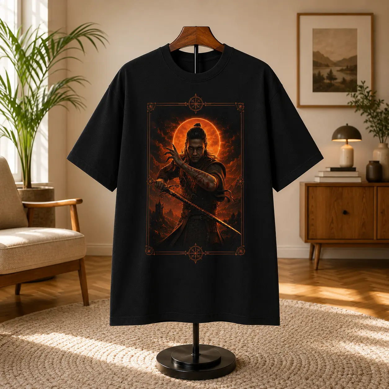 The Blood of Dawnwalker Coen Eclipse Black T-Shirt