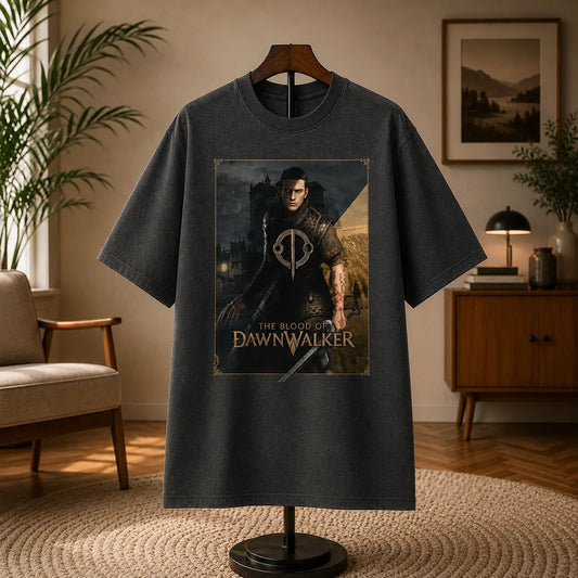 The Blood of Dawnwalker Coen Day & Night Dark Gray T-Shirt