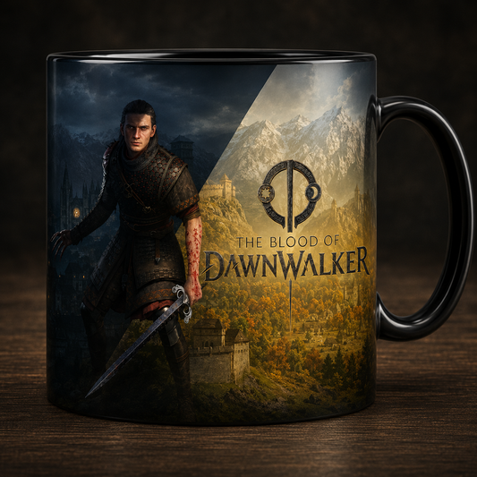 The Blood of Dawnwalker Day & Night Black Mug