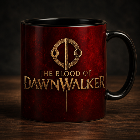 The Blood of Dawnwalker Crimson Logo Mug
