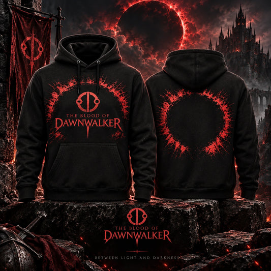 Le sweat à capuche gris foncé Blood of Dawnwalker Coen Eclipse