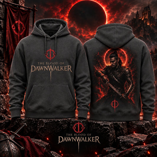Le sweat à capuche gris foncé Blood of Dawnwalker Coen Eclipse