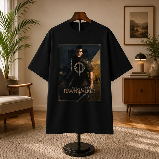 The Blood of Dawnwalker Coen Day & Night Black T-Shirt