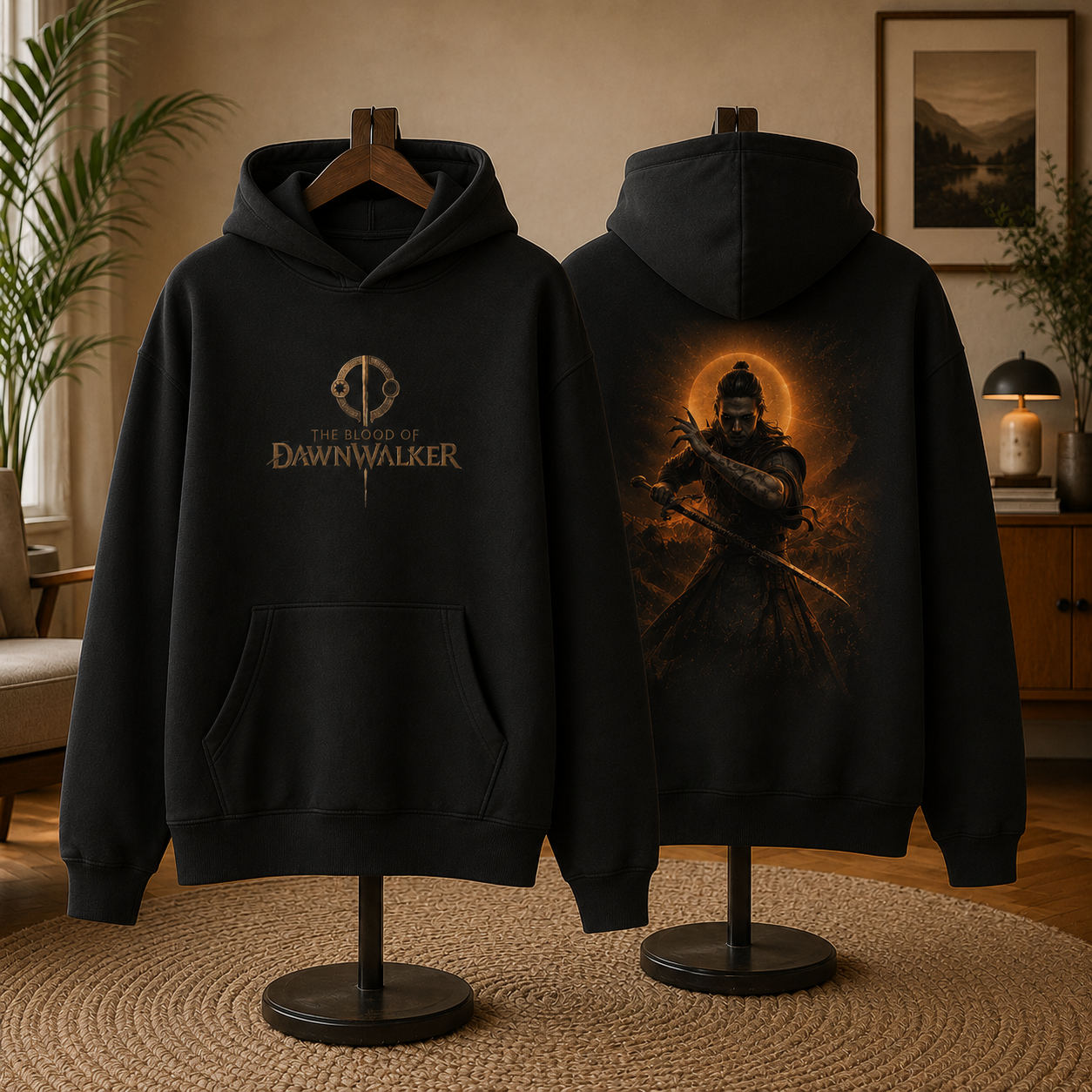 The Blood of Dawnwalker Coen Eclipse Black Hoodie