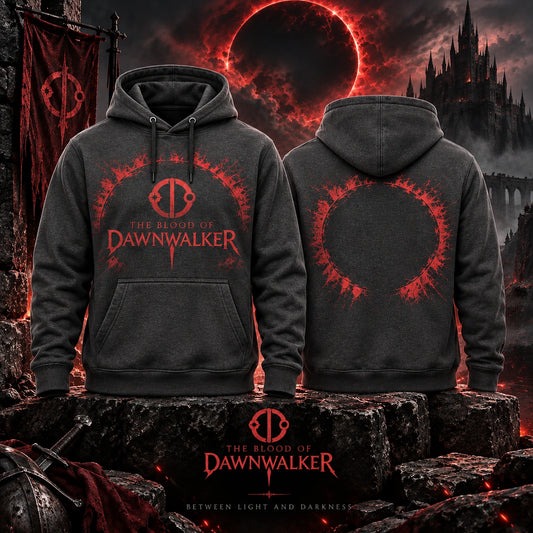 Le sweat à capuche gris foncé Blood of Dawnwalker Coen Eclipse