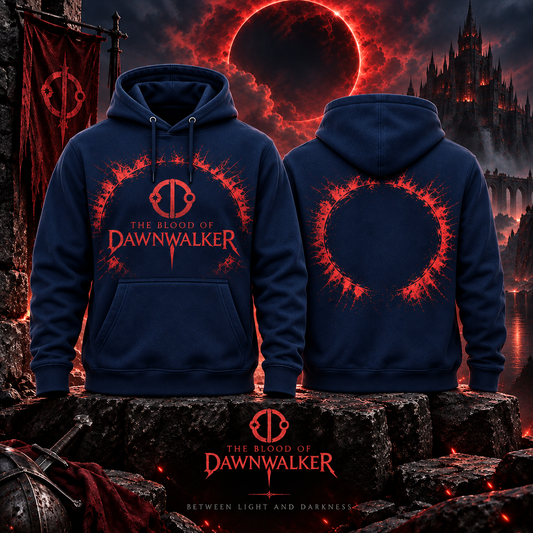 Le sweat à capuche gris foncé Blood of Dawnwalker Coen Eclipse