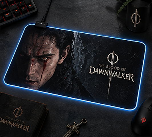 The Blood of Dawnwalker The Dawnwalker LED Mouse Pad