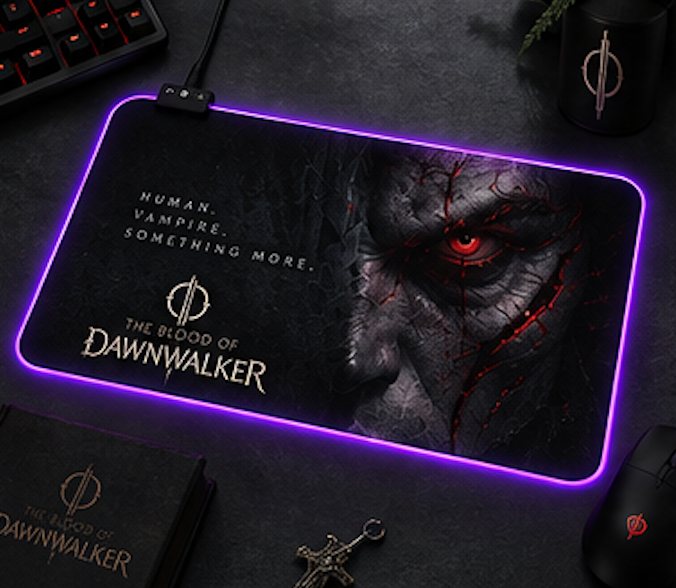 The Blood of Dawnwalker The Hungers LED Mouse Pad