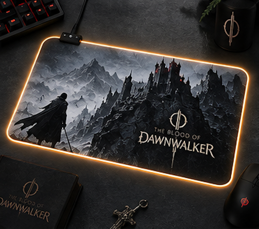 The Blood of Dawnwalker The Fortress LED Mouse Pad