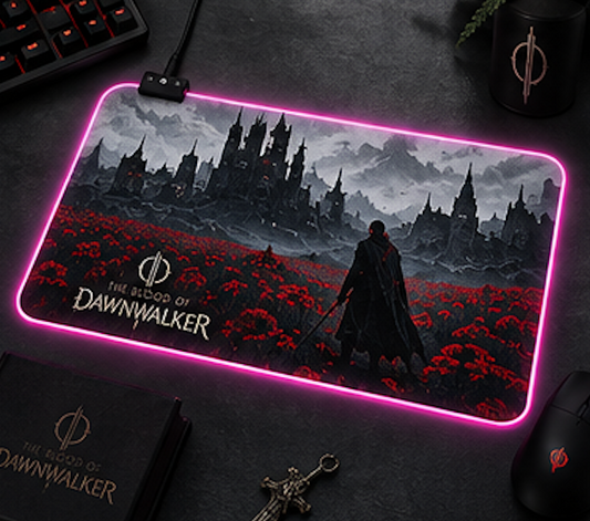 The Blood of Dawnwalker Fields of Blood LED Mouse Pad