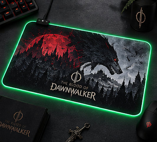 The Blood of Dawnwalker Beast Within LED Mouse Pad